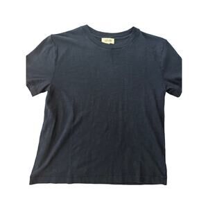 NWT Haven Well Within Navy Organic Cotton Slub Tee Small